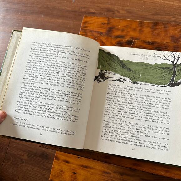 Vintage 1967 Enchantment of American 2 Book Bundle New Hampshire & Massachusetts - Picture 4 of 12